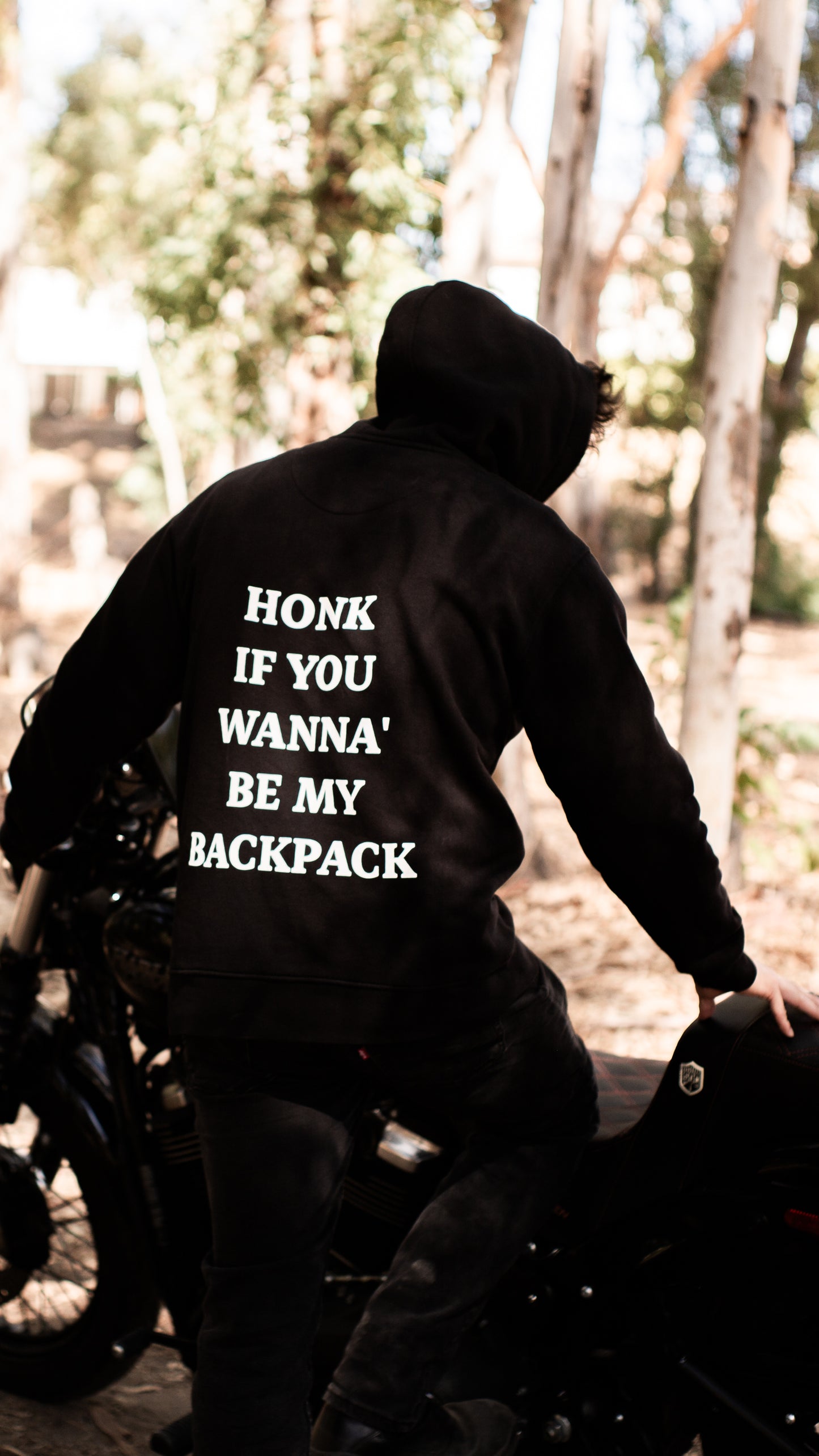 Honk..be my backpack! - Black (Motorcycle Apparel)