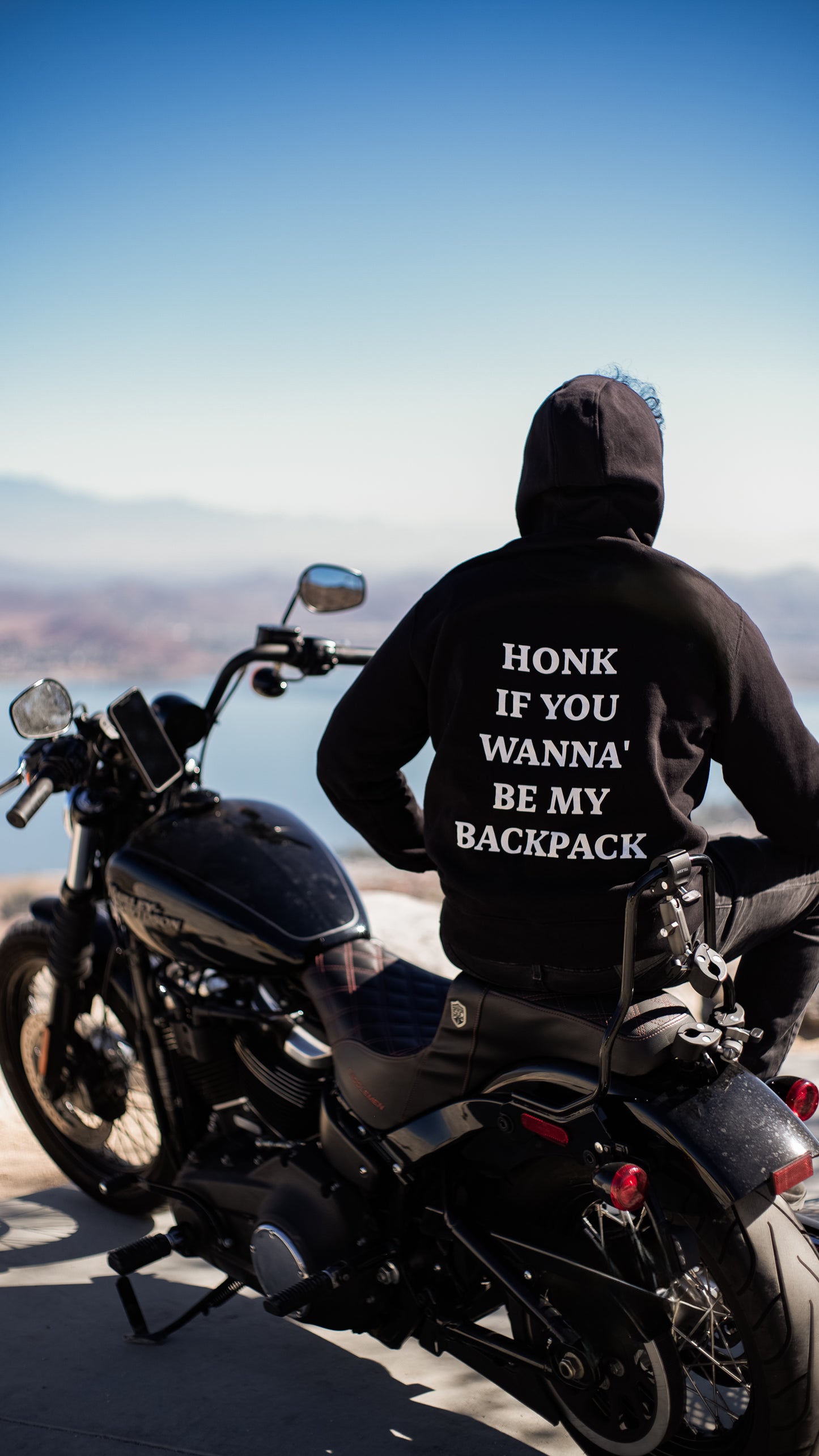 Honk..be my backpack! - Black (Motorcycle Apparel)