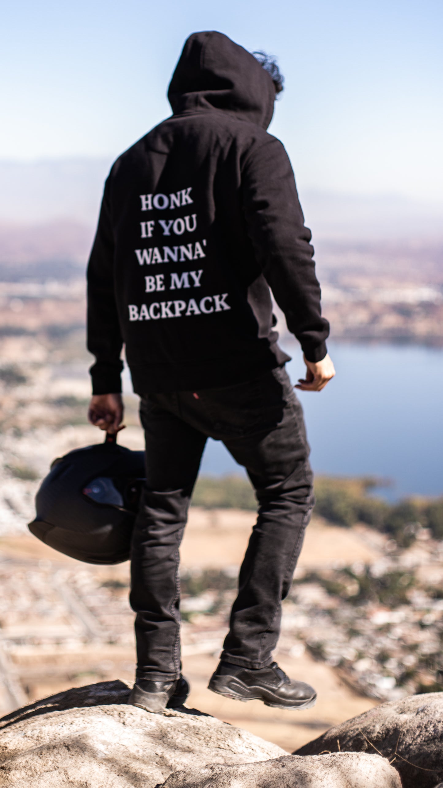 Honk..be my backpack! - Black (Motorcycle Apparel)