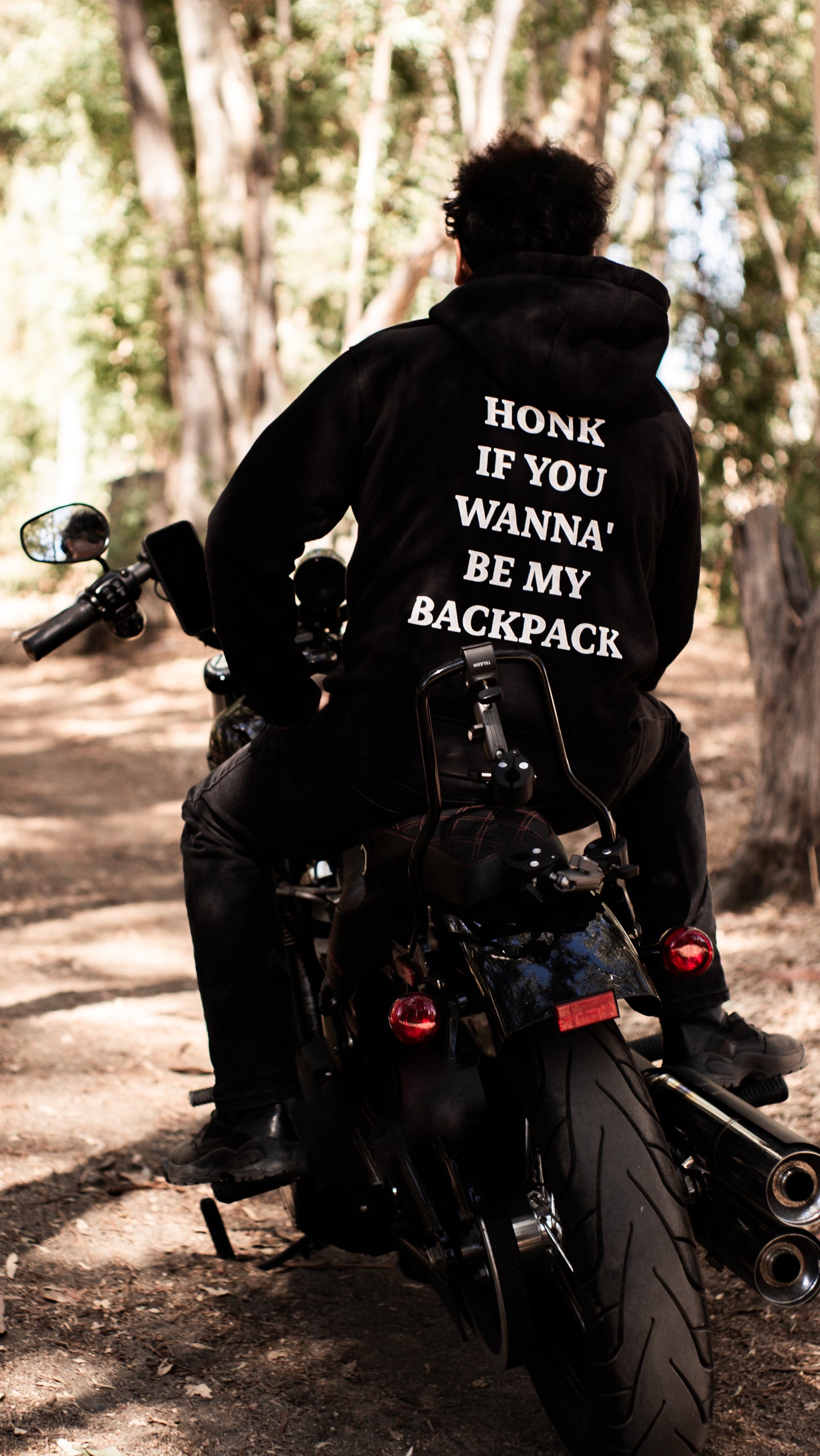 Honk..be my backpack! - Black (Motorcycle Apparel)