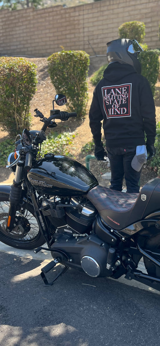 Lane Splitting State of Mind-Black (Motorcycle Apparel)