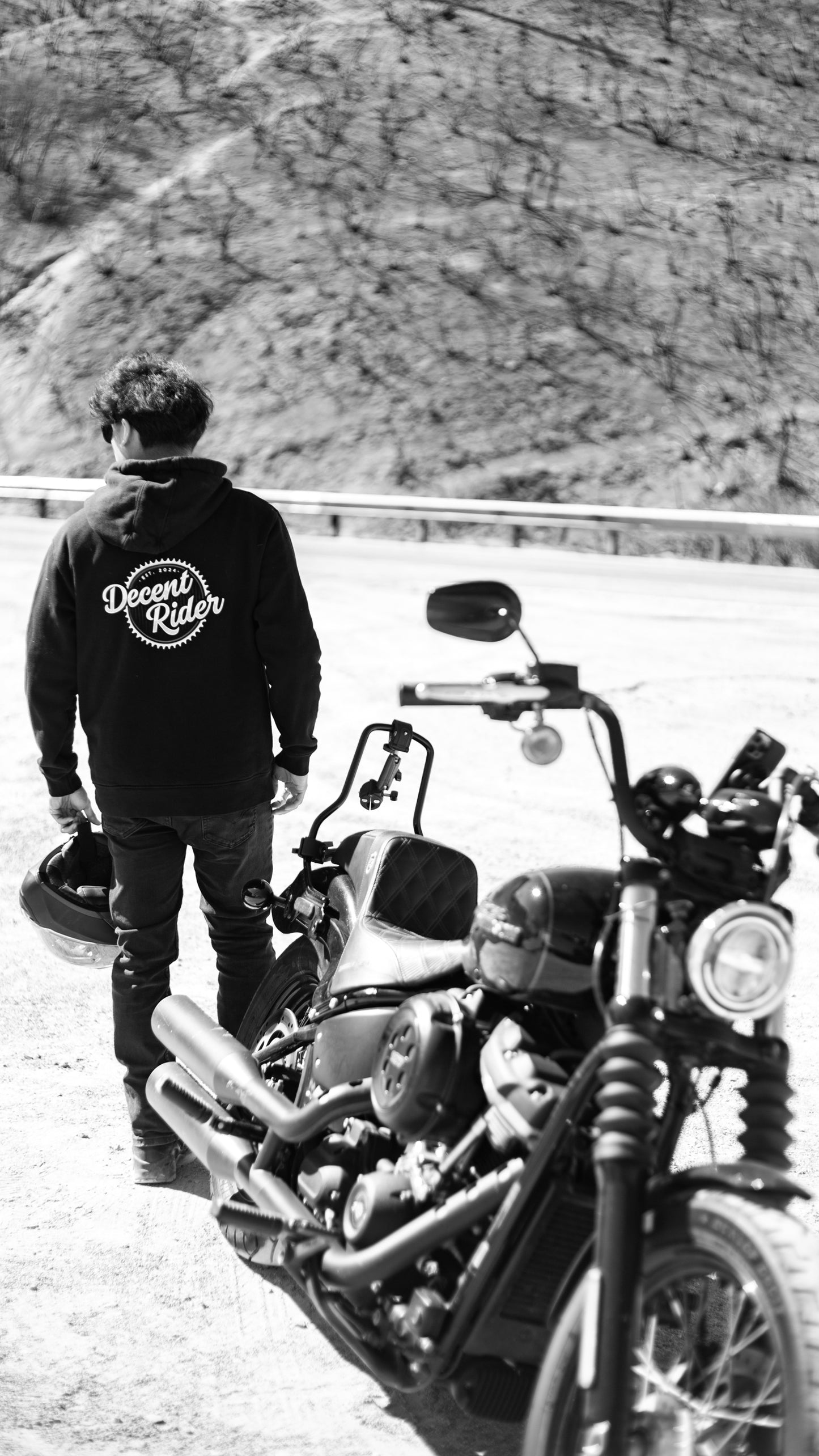 Look Twice Save My Life - Black (Motorcycle Apparel)