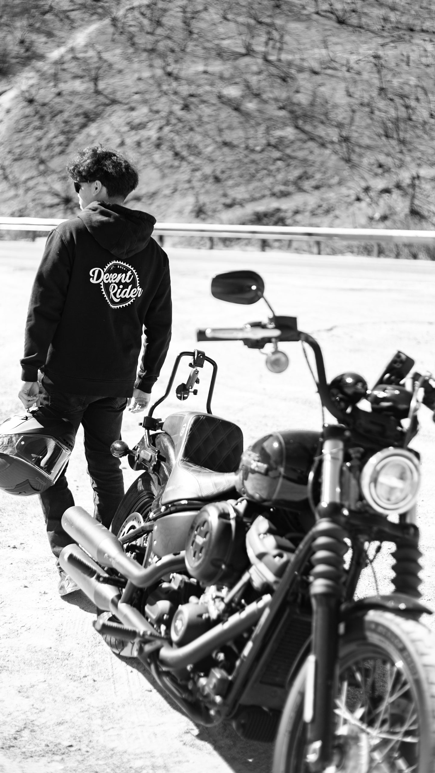 Look Twice Save My Life - Black (Motorcycle Apparel)